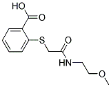 2-([2-[(2-METHOXYETHYL)AMINO]-2-OXOETHYL]THIO)BENZOIC ACID Struktur