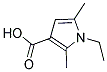 1-ETHYL-2,5-DIMETHYL-1H-PYRROLE-3-CARBOXYLIC ACID Struktur