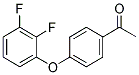1-[4-(2,3-DIFLUORO-PHENOXY)-PHENYL]-ETHANONE Struktur
