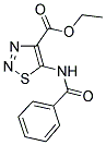 ETHYL 5-(BENZOYLAMINO)-1,2,3-THIADIAZOLE-4-CARBOXYLATE Struktur