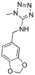 N-(1,3-BENZODIOXOL-5-YLMETHYL)-1-METHYL-1H-TETRAZOL-5-AMINE Struktur
