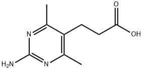 3-(2-AMINO-4,6-DIMETHYL-PYRIMIDIN-5-YL)-PROPIONIC ACID Struktur