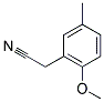 (2-METHOXY-5-METHYLPHENYL)ACETONITRILE Struktur