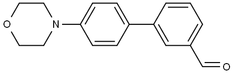4'-(4-MORPHOLINYL)[1,1'-BIPHENYL]-3-CARBALDEHYDE Struktur