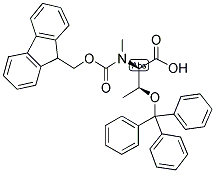 FMOC-D-METHR(TRT)-OH Struktur