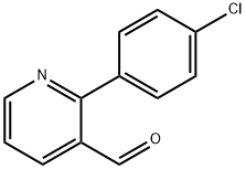 2-(4-CHLOROPHENYL)NICOTINALDEHYDE Struktur