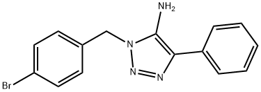 1-(4-BROMOBENZYL)-4-PHENYL-1H-1,2,3-TRIAZOL-5-YLAMINE|1-(4-BROMOBENZYL)-4-PHENYL-1H-1,2,3-TRIAZOL-5-YLAMINE
