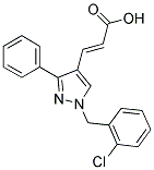 (2E)-3-[1-(2-CHLOROBENZYL)-3-PHENYL-1H-PYRAZOL-4-YL]ACRYLIC ACID