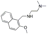 N'-[(2-METHOXY-1-NAPHTHYL)METHYL]-N,N-DIMETHYLETHANE-1,2-DIAMINE Structure