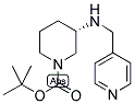 (S)-1-BOC-3-N-(PYRIDIN-4-YLMETHYL)-AMINO-PIPERIDINE Struktur