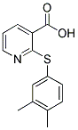 2-[(3,4-DIMETHYLPHENYL)THIO]NICOTINIC ACID Struktur