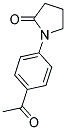1-(4-ACETYLPHENYL)PYRROLIDIN-2-ONE Struktur