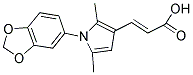 (2E)-3-[1-(1,3-BENZODIOXOL-5-YL)-2,5-DIMETHYL-1H-PYRROL-3-YL]ACRYLIC ACID