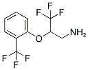 3,3,3-TRIFLUORO-2-(2-TRIFLUOROMETHYL-PHENOXY)-PROPYLAMINE Struktur