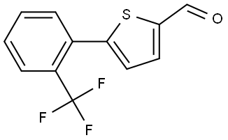 5-(2-TRIFLUOROMETHYL-PHENYL)-THIOPHENE-2-CARBALDEHYDE Struktur