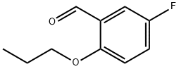 5-FLUORO-2-PROPOXYBENZALDEHYDE Structure
