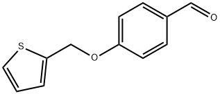 4-(THIEN-2-YLMETHOXY)BENZALDEHYDE Struktur