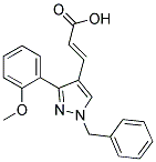 (2E)-3-[1-BENZYL-3-(2-METHOXYPHENYL)-1H-PYRAZOL-4-YL]ACRYLIC ACID