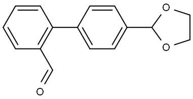 4'-(1,3-DIOXOLAN-2-YL)[1,1'-BIPHENYL]-2-CARBALDEHYDE Struktur