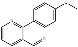 2-(4-甲氧基苯基)煙醛, 885949-59-7, 結(jié)構(gòu)式