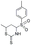 6-METHYL-4-[(4-METHYLPHENYL)SULFONYL]-1,3-THIAZINANE-2-THIONE Struktur
