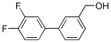 (3',4'-DIFLUOROBIPHENYL-3-YL)-METHANOL Struktur