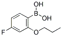 4-FLUORO-2-PROPOXYPHENYLBORONIC ACID Struktur