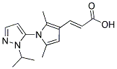 (2E)-3-[1-(1-ISOPROPYL-1H-PYRAZOL-5-YL)-2,5-DIMETHYL-1H-PYRROL-3-YL]ACRYLIC ACID