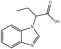 2-(1H-BENZIMIDAZOL-1-YL)BUTANOIC ACID Struktur