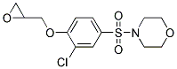 4-(3-CHLORO-4-OXIRANYLMETHOXY-BENZENESULFONYL)-MORPHOLINE Structure