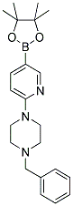 1-BENZYL-4-[5-(4,4,5,5-TETRAMETHYL-[1,3,2]-DIOXABOROLAN-2-YL)PYRIDIN-2-YL]PIPERAZINE Struktur