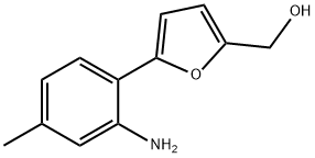 [5-(2-AMINO-4-METHYL-PHENYL)-FURAN-2-YL]-METHANOL Struktur