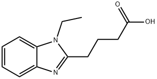 4-(1-ETHYL-1H-BENZOIMIDAZOL-2-YL)-BUTYRIC ACID Structure
