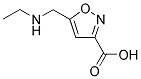 5-[(ETHYLAMINO)METHYL]ISOXAZOLE-3-CARBOXYLIC ACID Struktur