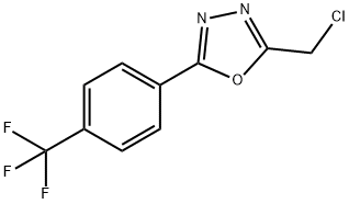 2-(CHLOROMETHYL)-5-[4-(TRIFLUOROMETHYL)PHENYL]-1,3,4-OXADIAZOLE price.
