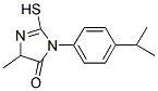 3-(4-ISOPROPYLPHENYL)-2-MERCAPTO-5-METHYL-3,5-DIHYDRO-4H-IMIDAZOL-4-ONE Struktur
