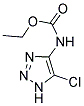 ETHYL 5-CHLORO-1H-1,2,3-TRIAZOL-4-YLCARBAMATE Struktur