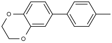 6-(4-METHYLPHENYL)-2,3-DIHYDRO-1,4-BENZODIOXINE Struktur
