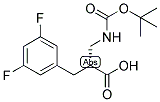 (R)-2-(TERT-BUTOXYCARBONYLAMINO-METHYL)-3-(3,5-DIFLUORO-PHENYL)-PROPIONIC ACID Struktur