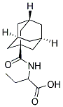 2-[(1-ADAMANTYLCARBONYL)AMINO]BUTANOIC ACID Struktur