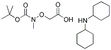 BOC-METHYLAMINOOXYACETIC ACID DCHA, 1185005-62-2, 結(jié)構(gòu)式