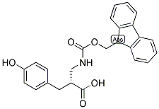 (R)-2-[(9H-FLUOREN-9-YLMETHOXYCARBONYLAMINO)-METHYL]-3-(4-HYDROXY-PHENYL)-PROPIONIC ACID|