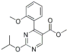METHYL-2-ISOPROPOXY-4-(METHOXYPHENYL)-5-PYRIMIDINE CARBOXYLATE Struktur