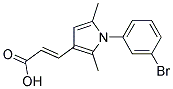 (2E)-3-[1-(3-BROMOPHENYL)-2,5-DIMETHYL-1H-PYRROL-3-YL]ACRYLIC ACID|(2E)-3-[1-(3-BROMOPHENYL)-2,5-DIMETHYL-1H-PYRROL-3-YL]ACRYLIC ACID