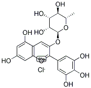 DELPHINIDIN-3-O-RHAMNOSIDE CHLORIDE|花翠素-3-O-鼠李糖苷氯化物