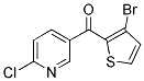 2-CHLORO-5-(3-BROMO-2-THENOYL)PYRIDINE Structure
