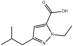 1-乙基-3-異丁基-1H-吡唑-5-羧酸, 1015845-75-6, 結(jié)構(gòu)式