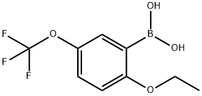 2-ETHOXY-5-(TRIFLUOROMETHOXY)BENZENEBORONIC ACID Struktur
