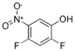2,4-DIFLUORO-5-NITROBENZENOL Struktur