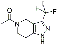 5-ACETYL-4,5,6,7-TETRAHYDRO-3-(TRIFLUOROMETHYL)PYRAZOLO-[4,3-C]-PYRIDINE Struktur